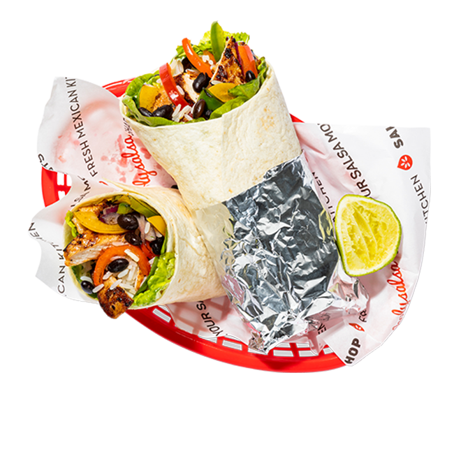 Burrito Salsa Shop chicken beef vegetables - best mexican restaurant amsterdam